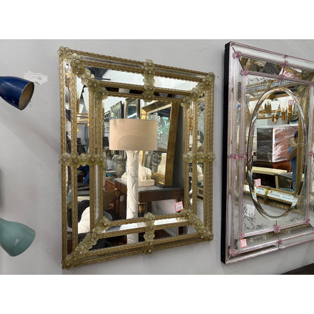 1930s 1930s Art Deco Venetian Mirror For Sale - Image 5 of 12