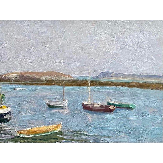 1930s Oswald Poreau, Low Tide at Portivy, Brittany, 1937, Oil, Framed For Sale - Image 5 of 14