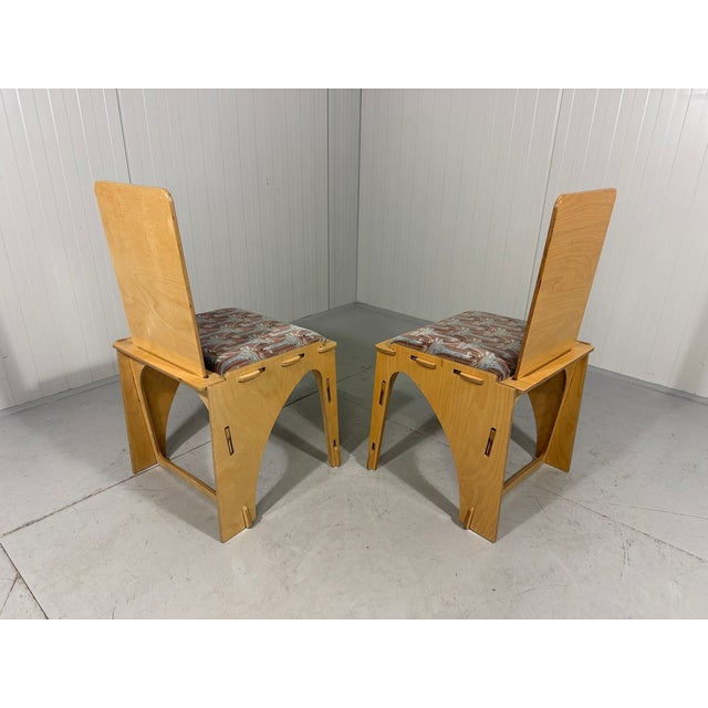 Wood Assembled Chairs by Dietmar Brodt for Loreleydesign, Germany, 1990s, Set of 2 For Sale - Image 7 of 18