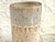 Slender handmade stoneware bud vase in a cylinder form. So pretty holding pencils or artist’s brushes. Impressed letters...