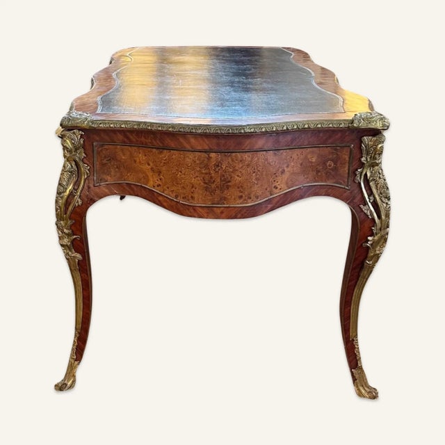 French Louis XV Style 19th Century Reproduction Bureau Plat For Sale - Image 3 of 11