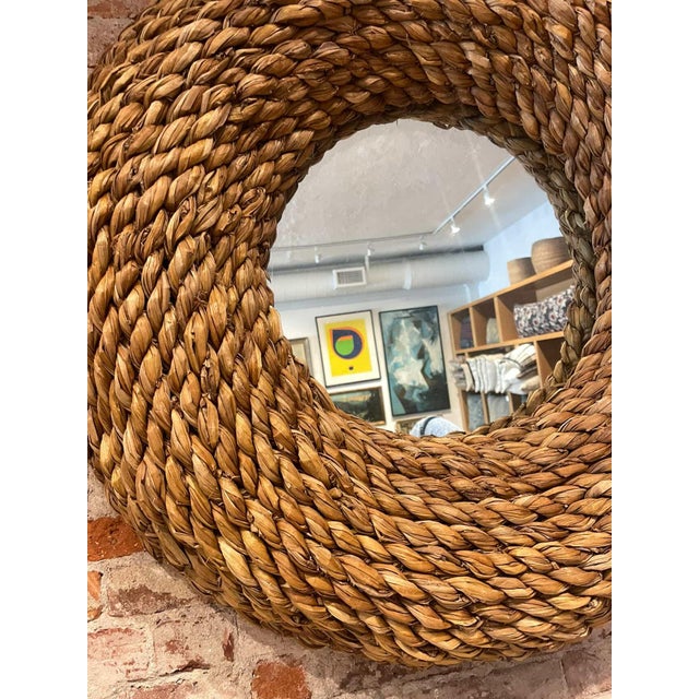 Large Water Hyacinth Mirror For Sale In Los Angeles - Image 6 of 7