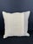 Turkish Hemp Pillow Cushion Natural Beige SkyBlue Cushion Cover 20x20 For Sale - Image 4 of 4