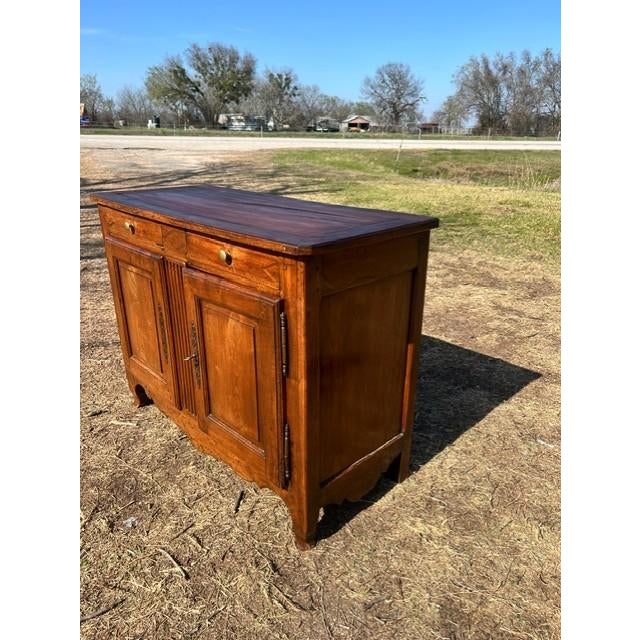 Sienna 18th Century French Provinciale Louis XV Solid Walnut Sideboard / Buffet For Sale - Image 8 of 17