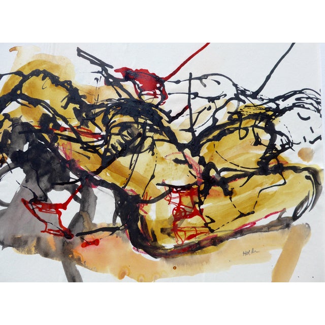 PRICE REDUCED: over 15 people have liked this art piece, be the one to own it! Ink drawing on paper It is a portrait and a...