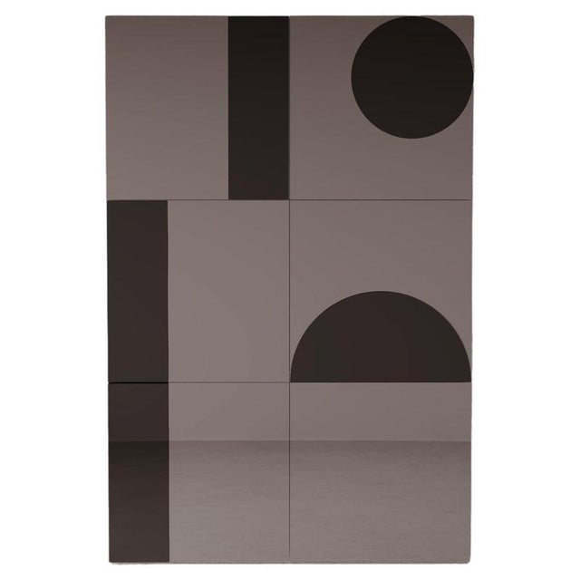 Dedalo Mirror with Decorative Modules by Dainelli Studio Atelier, Set of 6 For Sale - Image 6 of 6