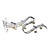 Rare Musical Note Metal Wall Sculpture by Curtis Jere, Signed For Sale