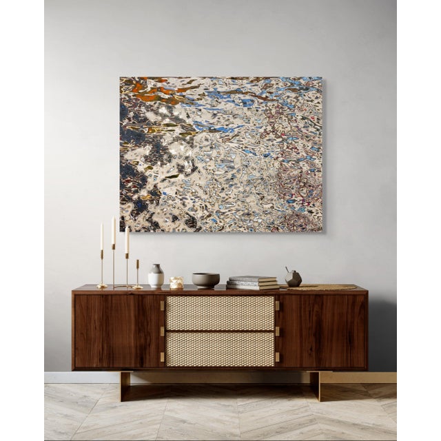 Contemporary Echo Mitte by Johann Besse – Abstract Metal Print | Framed & Ready to Hang For Sale - Image 3 of 7