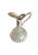 Vintage Decanter Vintage decanter with a ribbed glass body and ornate silver-plated collar and handle. Perfect for serving...
