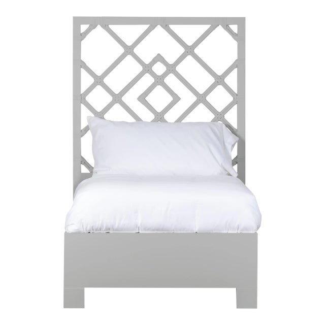 Darien Bed Twin - Light Gray For Sale