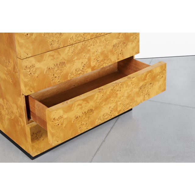 Vintage Burl Wood Chest of Drawers by Arthur Umanoff for Dillingham For Sale - Image 10 of 13