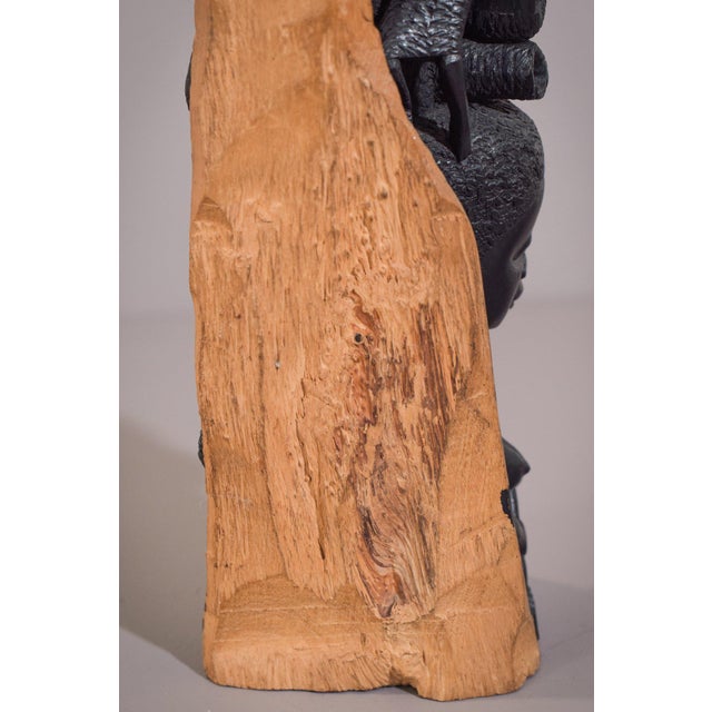 African Figural Post Carving For Sale - Image 15 of 16