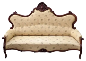 Antique Italian Walnut Sofa