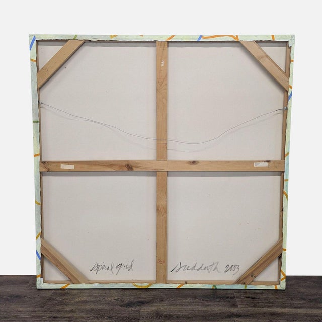 Spiral Grid on Canvas by Michele Sudduth For Sale - Image 4 of 8