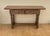 Brown Spanish Carved Console Table with Barley Twist Legs and Drawers, 1930s For Sale - Image 8 of 13