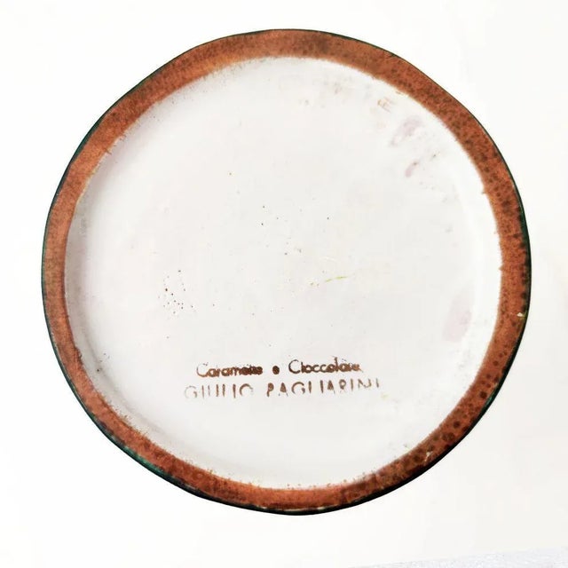 Ceramic Vase by Giulio Pagliarini, 1940s For Sale - Image 10 of 12