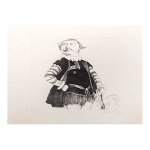 Don Juan, Signed Etching by Charles Bragg