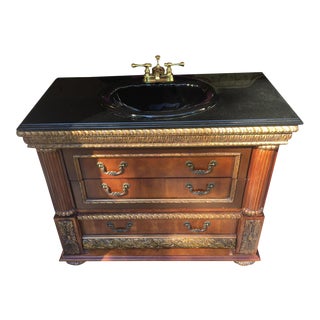 Horchow Vanity With Kohler Faucet For Sale