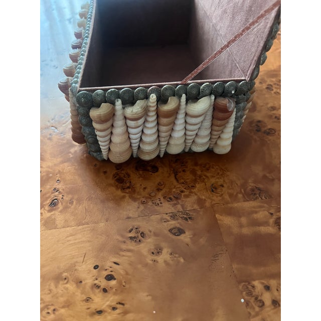 Vintage Shell Encrusted Box For Sale - Image 10 of 10