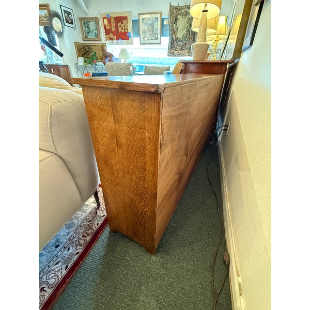 Arts & Crafts Mission Style Double Bookshelf For Sale - Image 12 of 12
