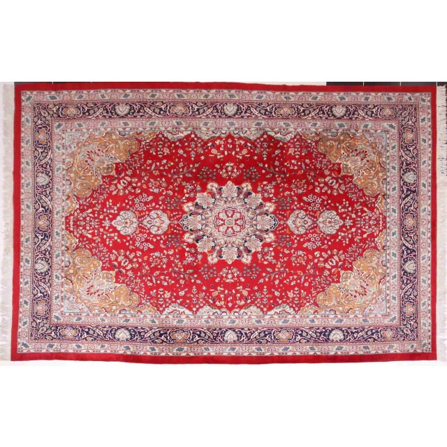 Middle Eastern Hand-Knotted Rug For Sale - Image 7 of 7