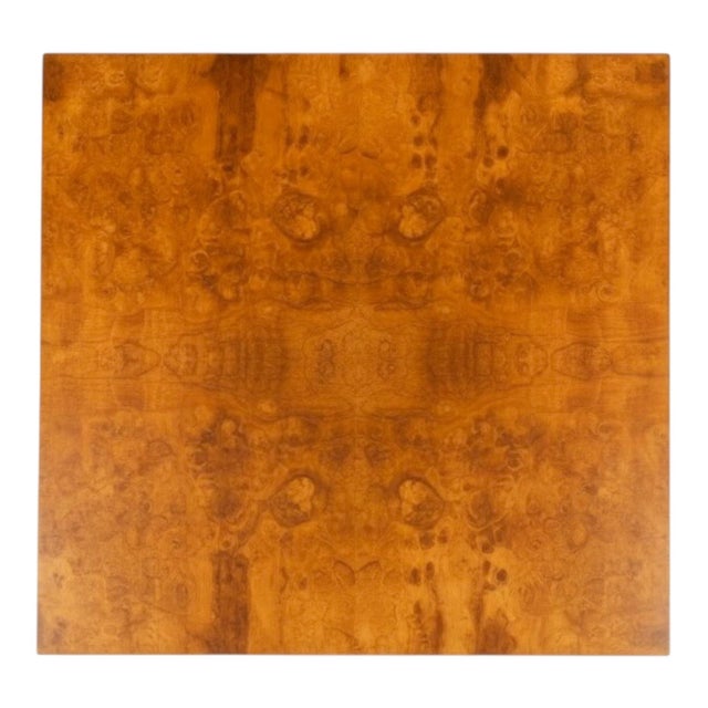 Modern 1970s Modern Burl Wood Milo Baughman Style Coffee Table For Sale - Image 3 of 6