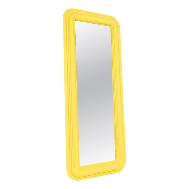 Convex Floor Mirror in Powder-Coated Aluminum by Altreforme For Sale - Image 11 of 11