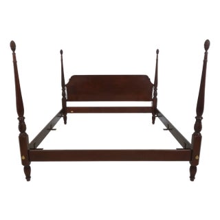 Councill Craftsmen King Size Mahogany Poster Bed For Sale