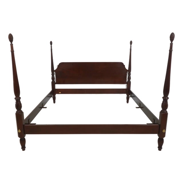 Councill Craftsmen King Size Mahogany Poster Bed For Sale