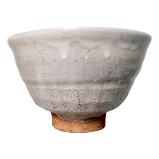 Japanese Matcha Chawan in Ido Form, Wood-Ash Glaze, 1970s For Sale