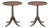 Pair of Regency Style Mahogany Pie Crust Edge Side Tables For Sale