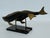 Mid-Century Modern Vintage Brass and Wood Sculpture Depicting Two Fish For Sale - Image 3 of 8