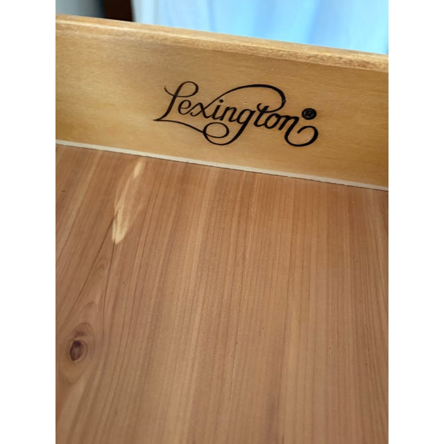 Wood 1990s Lexington Solid Cherry Shaker Style Large 11 Drawer Dresser For Sale - Image 7 of 12