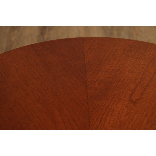 Wood Ethan Allen 'Legacy' Collection Round Top Side Table For Sale - Image 7 of 18