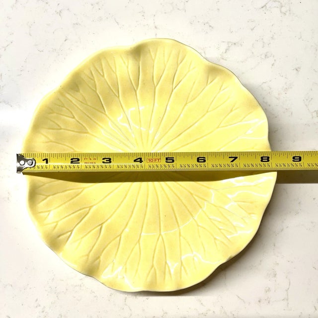 Metlock Pottery Vintage Metlox Poppytrail Lotus Bread & Butter Plates- Set of 6 For Sale - Image 4 of 6