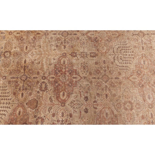 Beige Antique Turkish Sivas Rug For Sale - Image 8 of 9