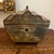 19th Century French empire period Tole chinoiserie Tea Caddy Sarcophagus Box. A stunning antique French imp pier. Gold...