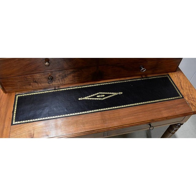 Small Louis-Philippe Bureau in Dried Walnut For Sale - Image 12 of 18