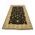 Ziegler Rug 5’11” X 9′ Black Wool Traditional Hand-Knotted Oriental Carpet For Sale