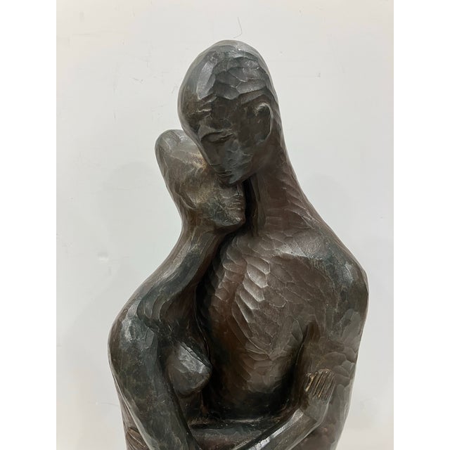 Austin Figural Sculpture Dated 1968 For Sale - Image 10 of 12
