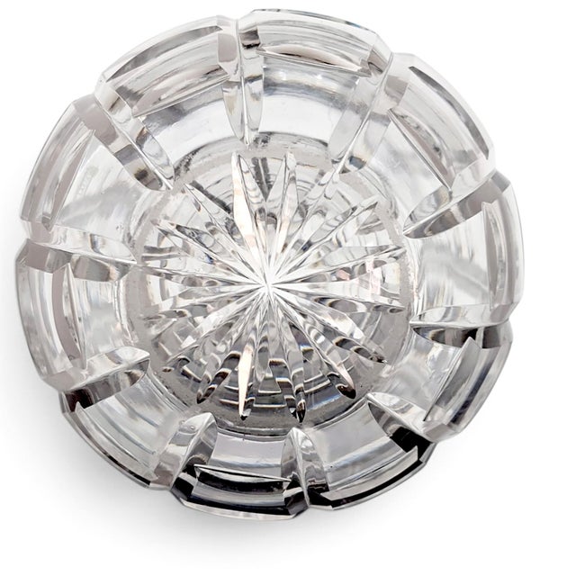 Glass Late 20th Century Waterford Tralee Cut Crystal Vase, Ireland For Sale - Image 7 of 8