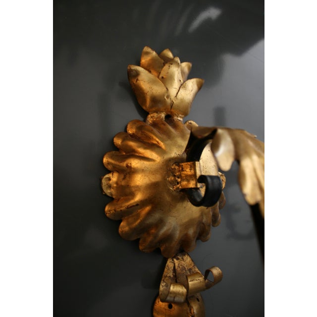Early 19th Century Vintage Hollywood Regency Italian Sconces - A Pair For Sale - Image 5 of 6