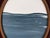 Nautical "Porthole" Abstract Art in Oval Antique Frame, Small Seascape Painting Transitional Wall Art by JTS For Sale - Image 3 of 9