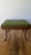 19th Century Antique Cobblers Stool-Carved-Egg and -Dart Trim, Green Leather and Iron Legs. For Sale - Image 12 of 12