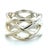 A rare Tiffany & Co. braided knot ring crafted in sterling silver, featuring an intricate woven design with a bold wide...