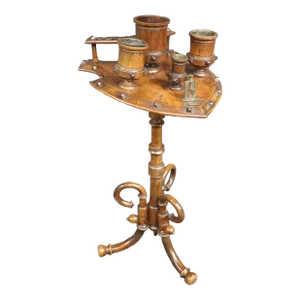 Bentwood Arts & Crafts Quarter-Sawn Oak Smokestand