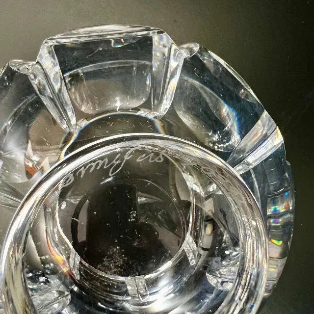 Mid 20th Century Mid-Century Simon Gate for Orrefors "Thousand Windows" Crystal Bowl, Signed For Sale - Image 5 of 10