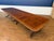 Large 14 Ft. Traditional Multi-Banded Mahogany Dining/Banquet Table by Leighton Hall - Showroom Sample For Sale - Image 16 of 16
