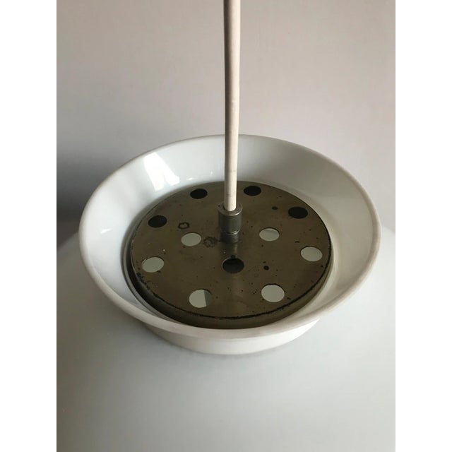 Model KD6 White Glass Pendant Lamp by Achille & Pier Giacomo Castiglioni for Kartell, 1959 For Sale - Image 12 of 14
