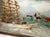 Rare Antique 19th Century Handmade Folk Art Sailboat Ship in Bottle Sculpture For Sale - Image 9 of 17